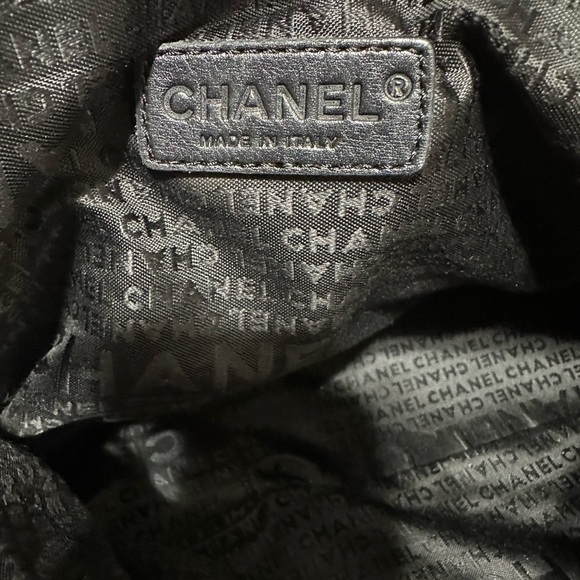 CHANEL Black Satchel with Silver Accents - Picture 10 of 12